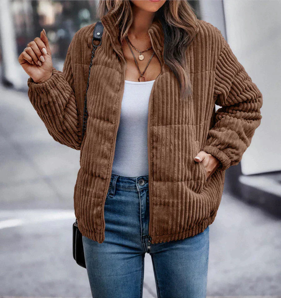 Bailey - Stijlvolle Corduroy Lente Jas voor Vrouwen