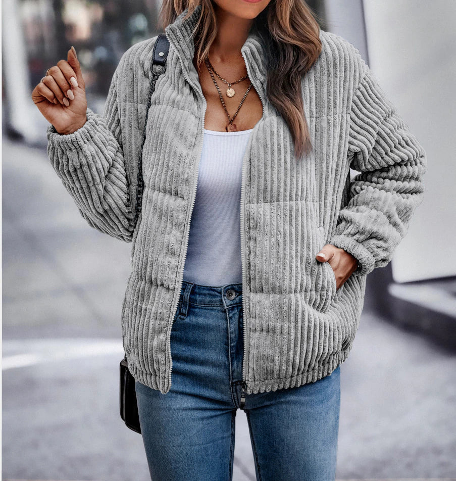 Bailey - Stijlvolle Corduroy Lente Jas voor Vrouwen