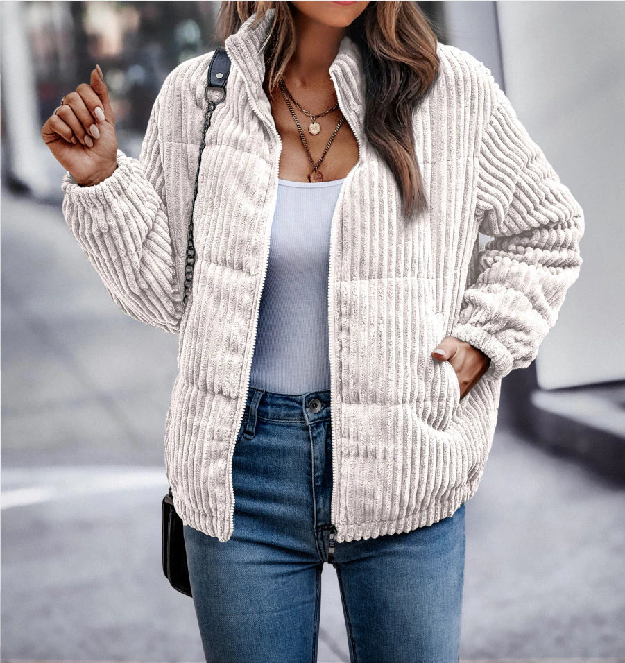 Bailey - Stijlvolle Corduroy Lente Jas voor Vrouwen