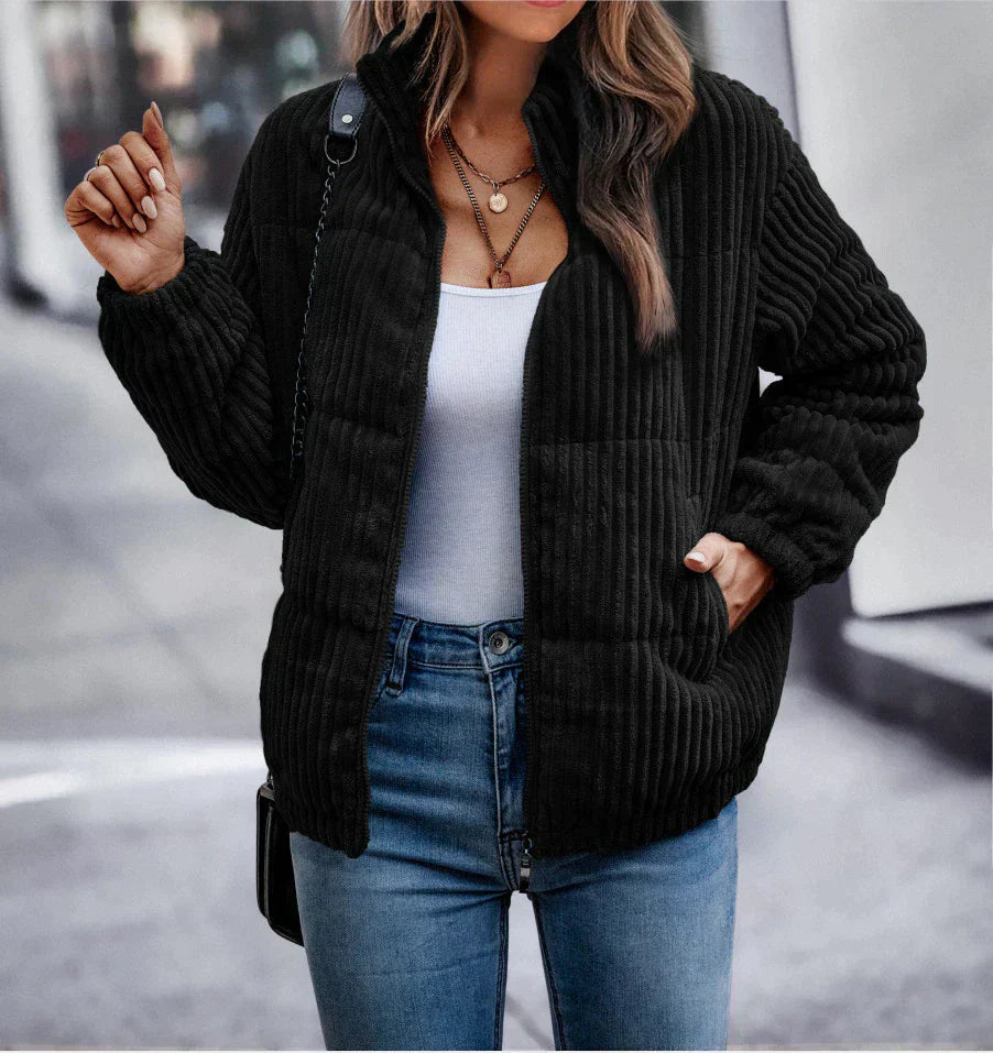 Bailey - Stijlvolle Corduroy Lente Jas voor Vrouwen