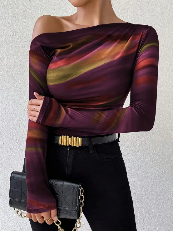 Bethany | Off-shoulder top voor dames met elegante pasvorm en moderne uitstraling