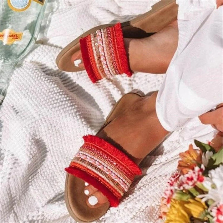 Biance - Boho Hoog-kwaliteit Rubber Slippers