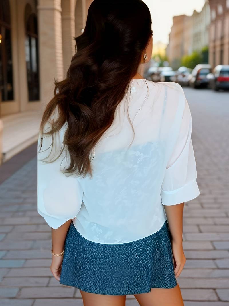 Blair - Open Blouse Voor De Lente