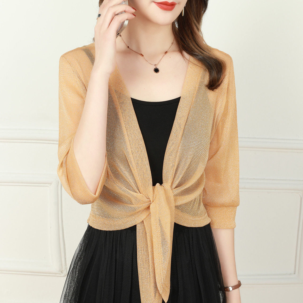 Blair - Open Blouse Voor De Lente