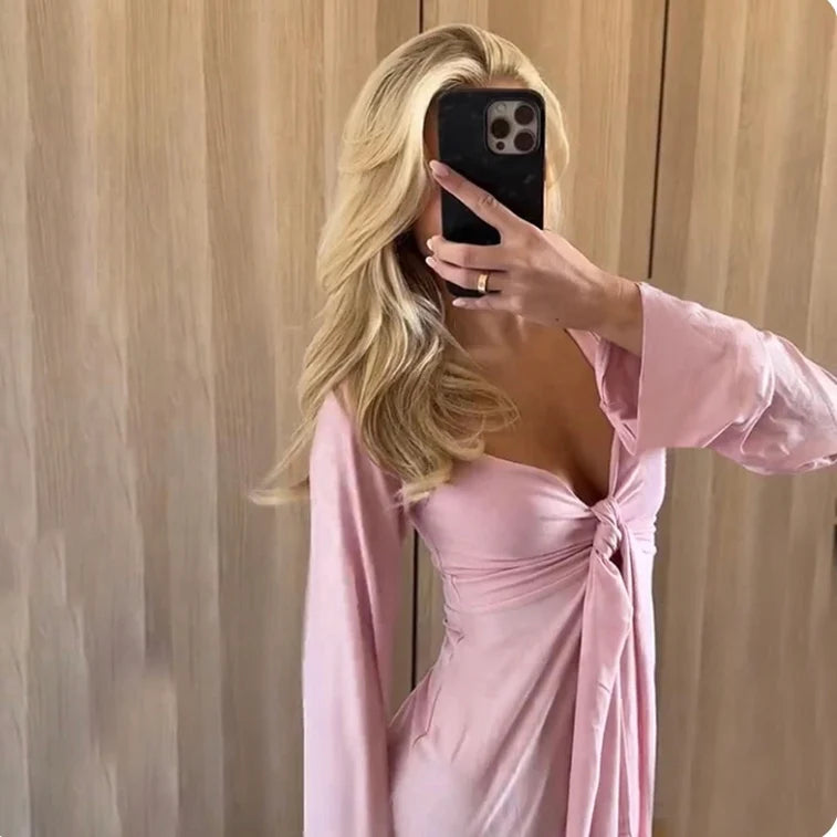 Top met knoopdetail