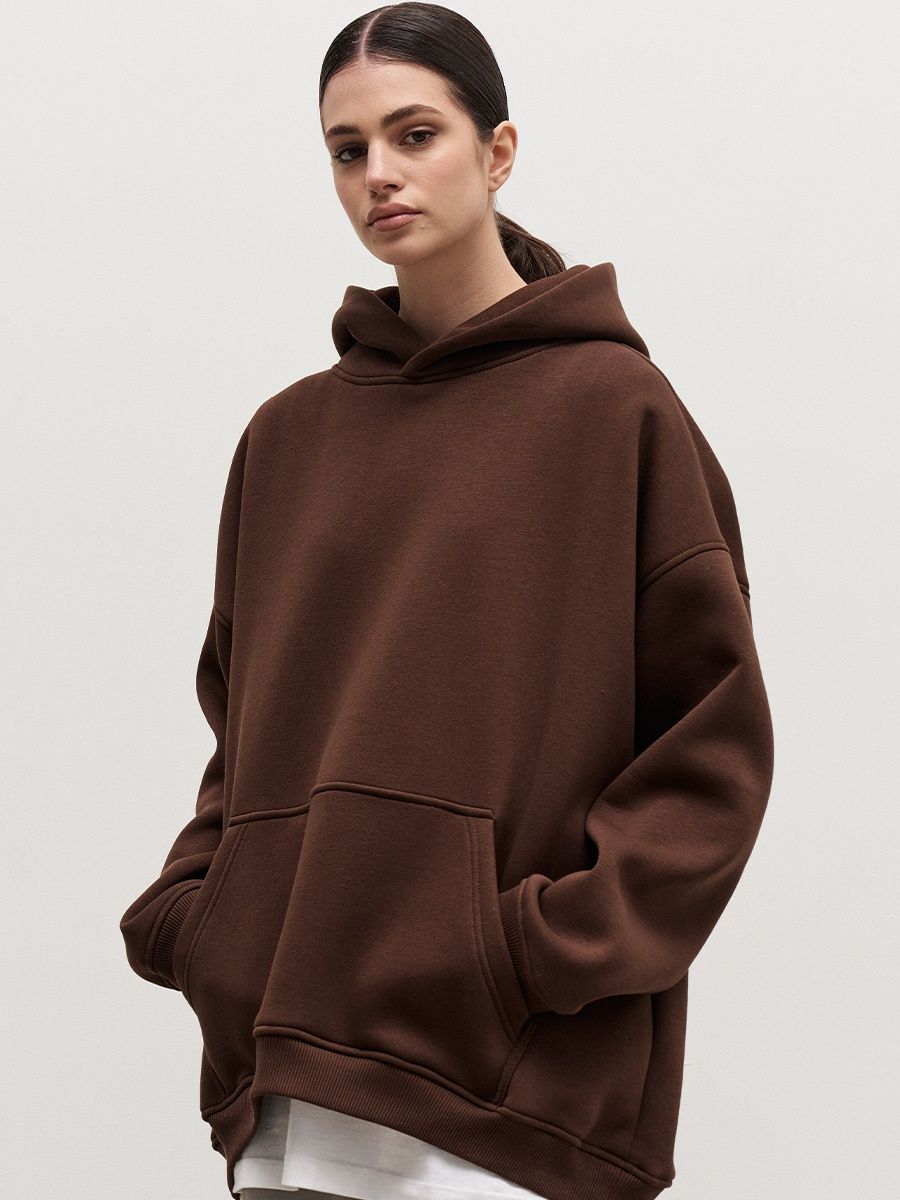 Brenna - Comfortabele Oversized Lente Hoodie met Voorzak voor Vrouwen