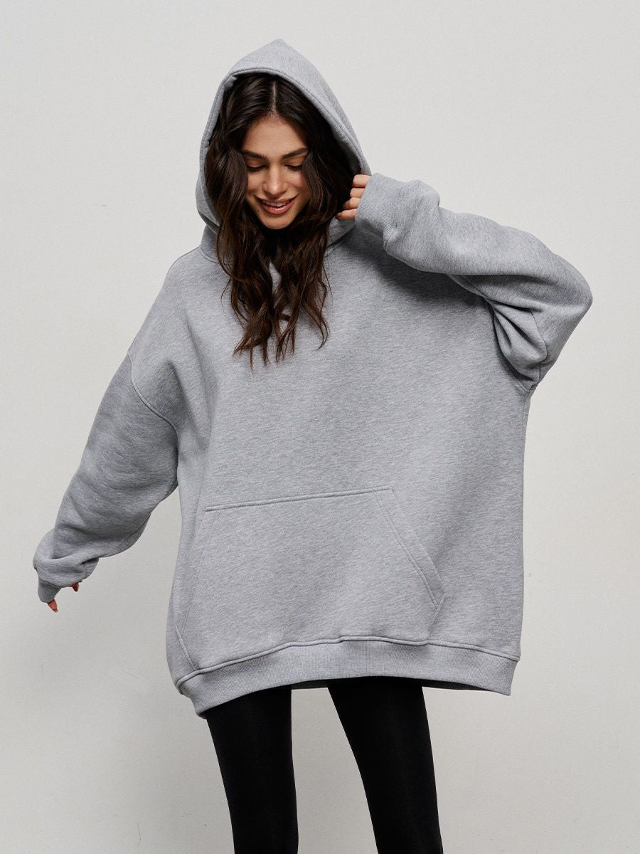 Brenna - Comfortabele Oversized Lente Hoodie met Voorzak voor Vrouwen