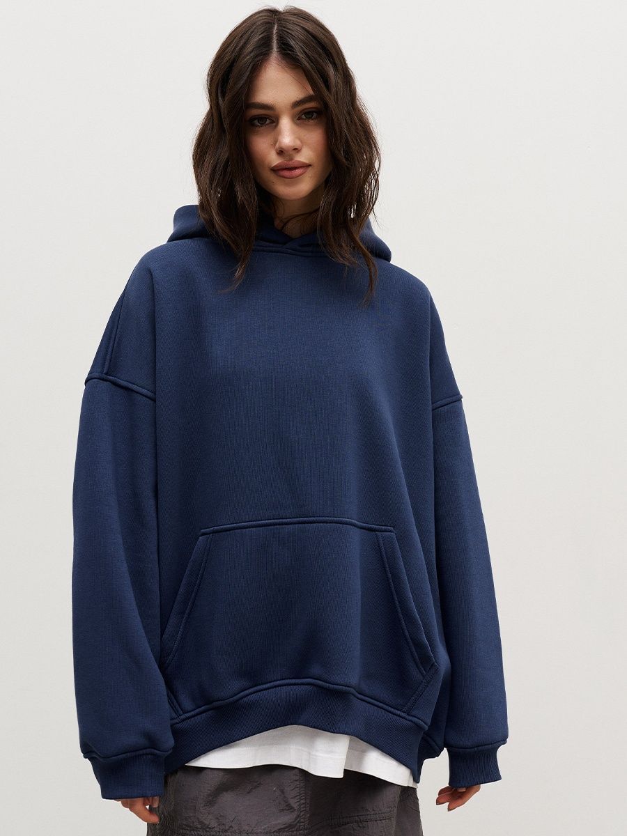 Brenna - Comfortabele Oversized Lente Hoodie met Voorzak voor Vrouwen