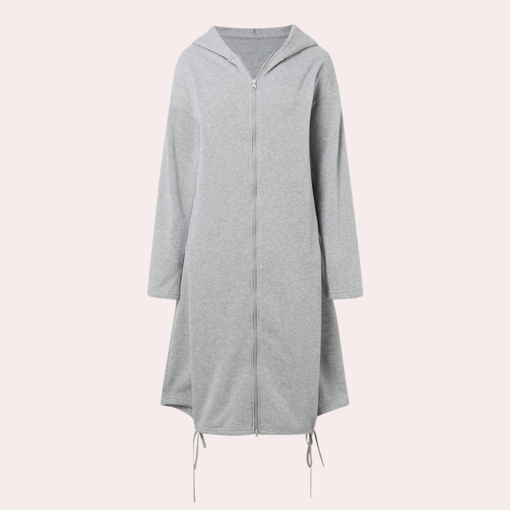 Hoodie vest dames | Comfortabele outerwear met lange mouwen en tijdloos design