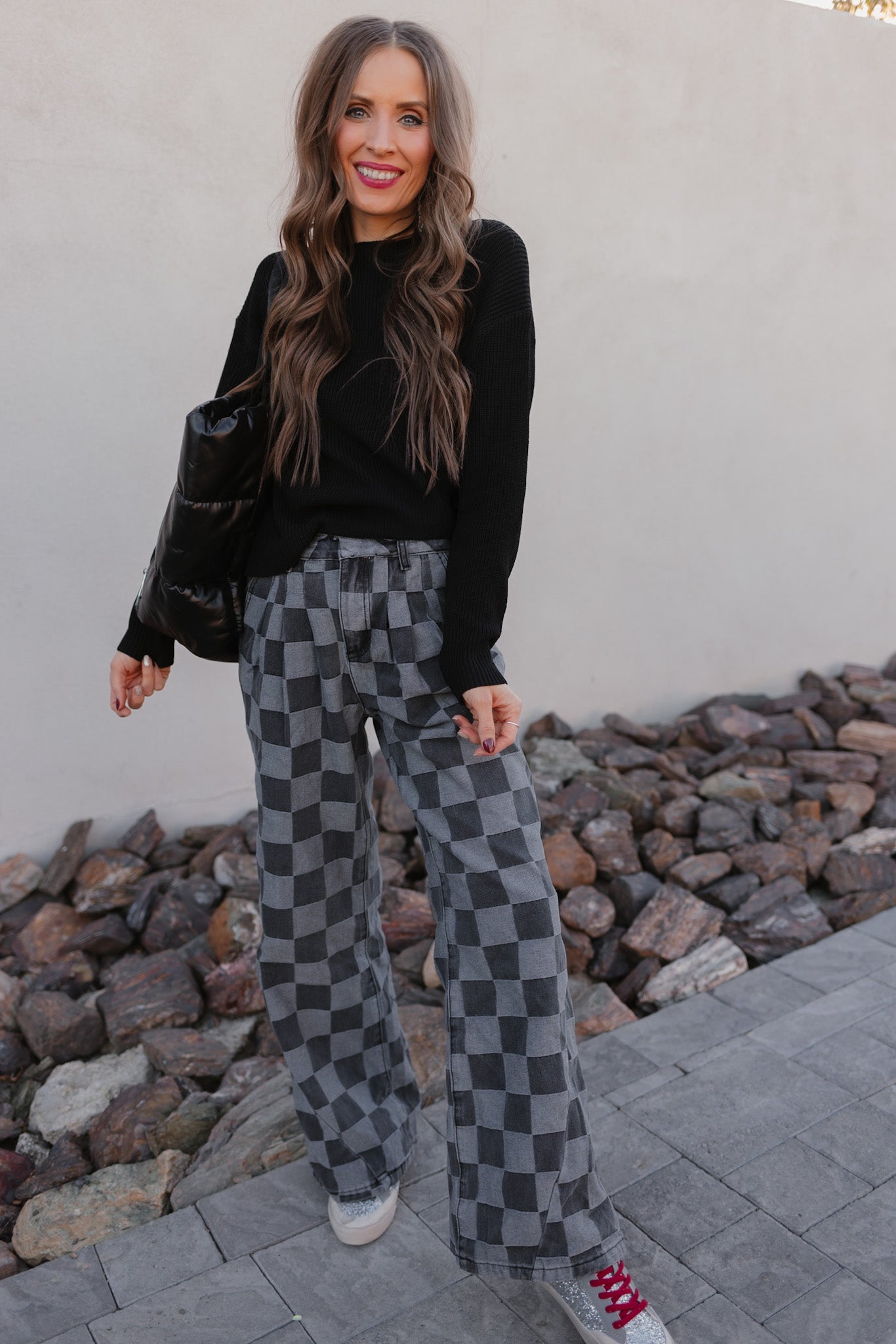 Briar - Hot to Go geruite denim jeans