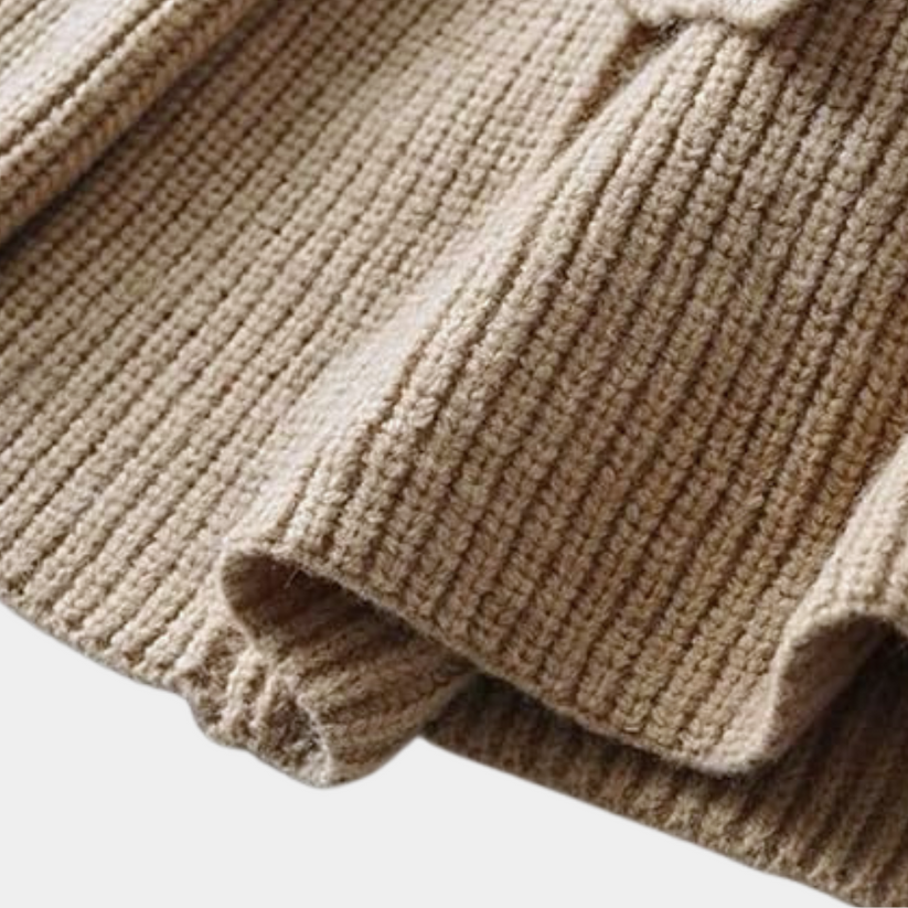 Cardigan dames met riem | Tijdloos vest met verstelbare pasvorm en elegante stijl