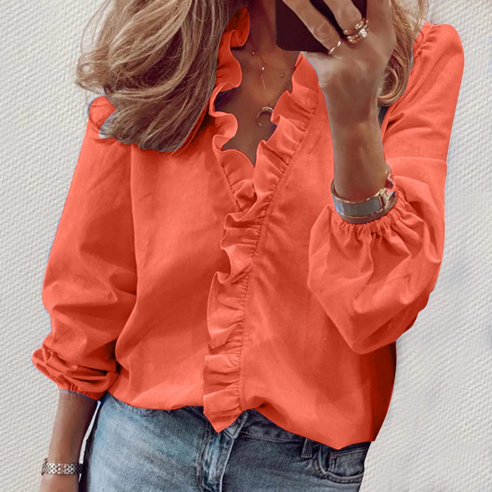 Ciri - Geplooide Blouse
