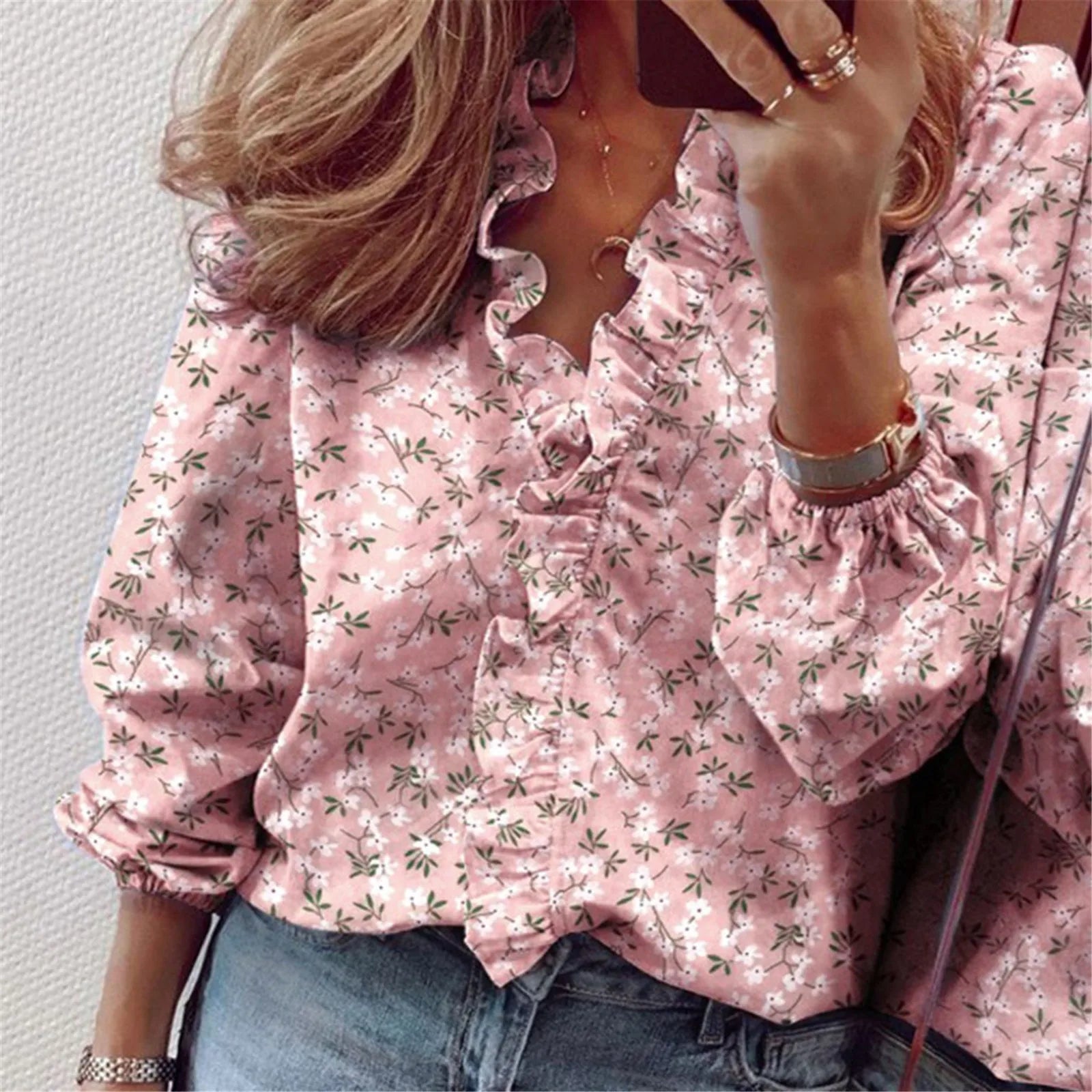 Ciri - Geplooide Blouse