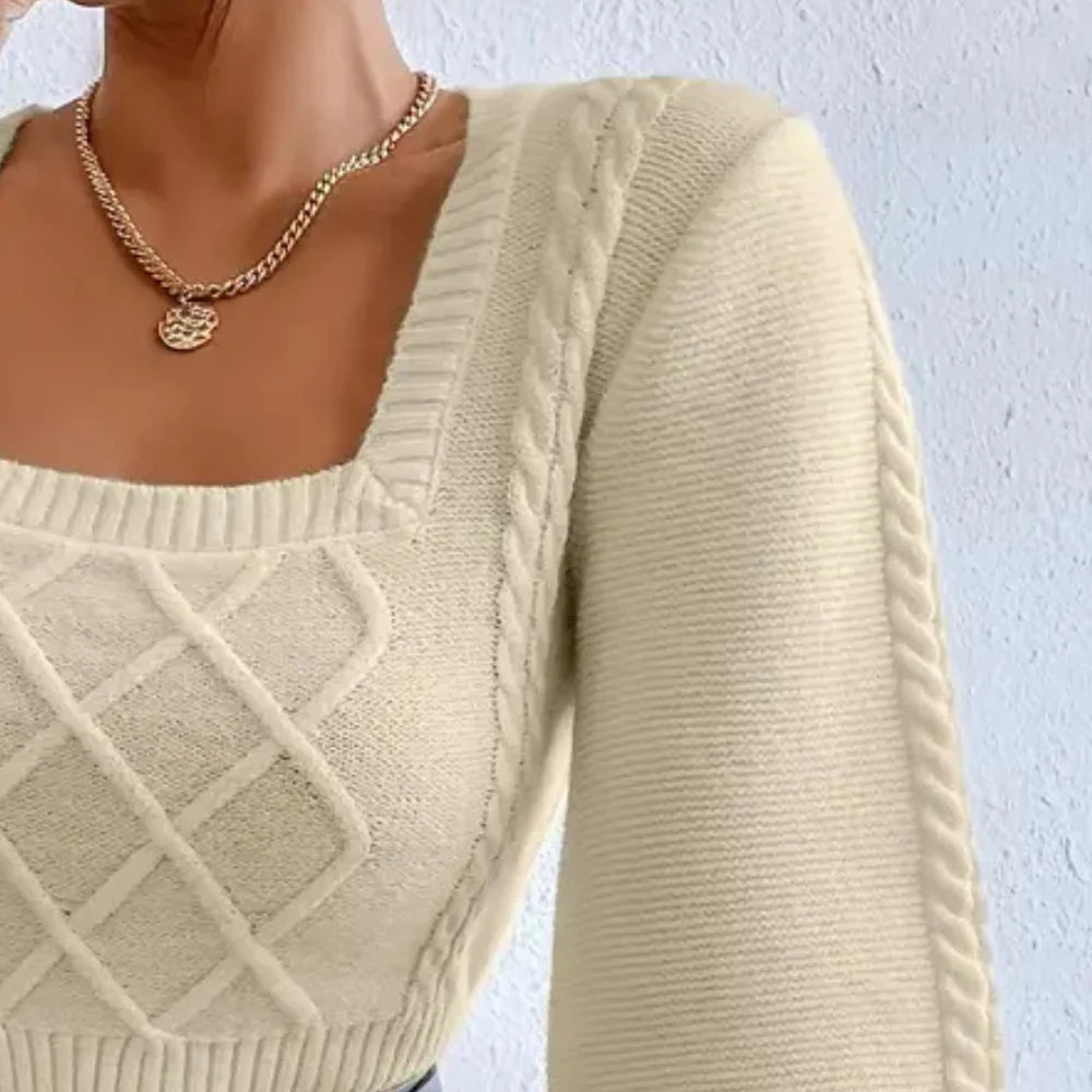 comfortabele beige trui