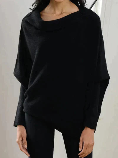 Cristine | Dames trui met batwing mouwen en elegante pasvorm