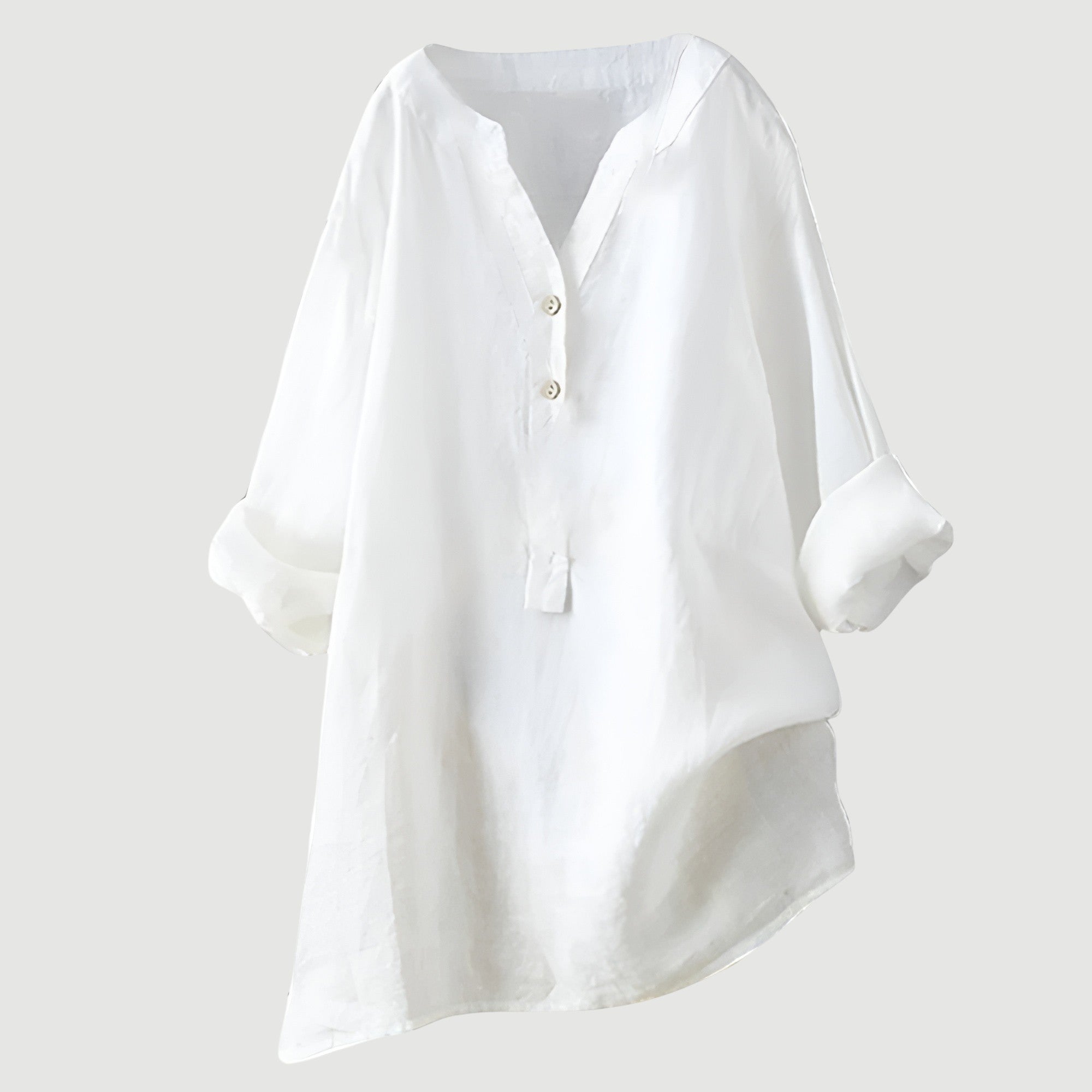 Dames Getailleerde Blouse – Met Knoopsluiting, Geschikt voor Lente en Zomer