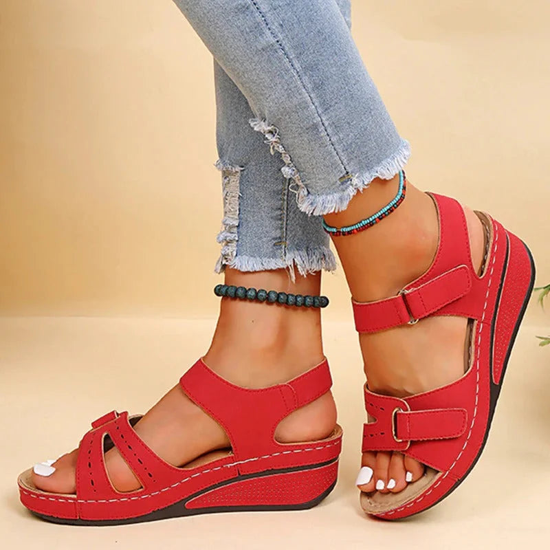 Baerte | Dames Orthopedische Sandalen met Verstelbare Klittenbandsluiting – Ultieme Ondersteuning & Stabiliteit