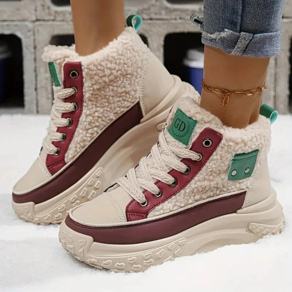 Darya Laarzen | Dameslaarzen met warme voering en chunky platformzool