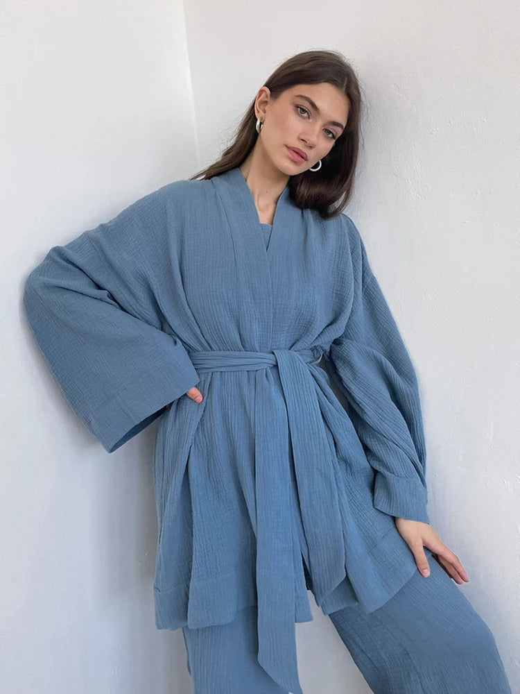 Meral - Comfortabele Kimono Set voor Dames