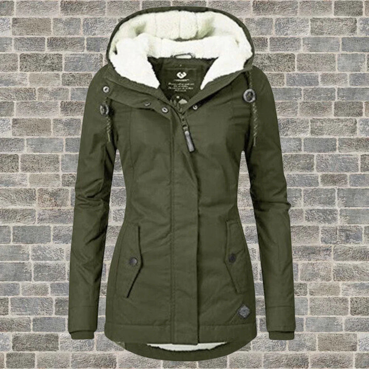 Anne Dames Winterjas met Capuchon, Warm en Waterdicht