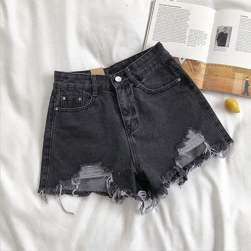 Dames High-Waisted Shorts – Casual, Geschikt voor Zomer en Dagelijks Gebruik