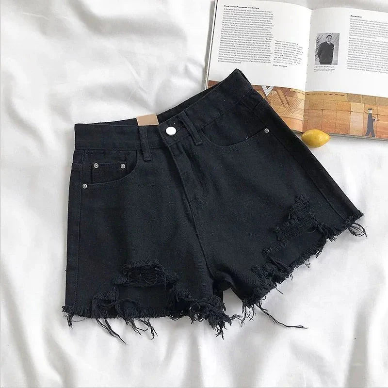 Dames High-Waisted Shorts – Casual, Geschikt voor Zomer en Dagelijks Gebruik
