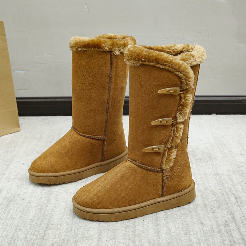 Winterlaarzen dames | Warme laarzen met zachte voering en antislip zool