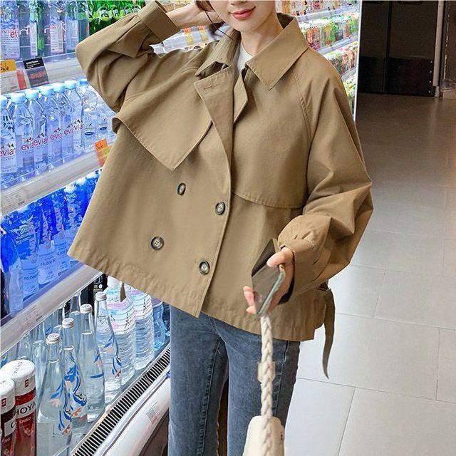 Lena Korte Trenchcoat voor Dames