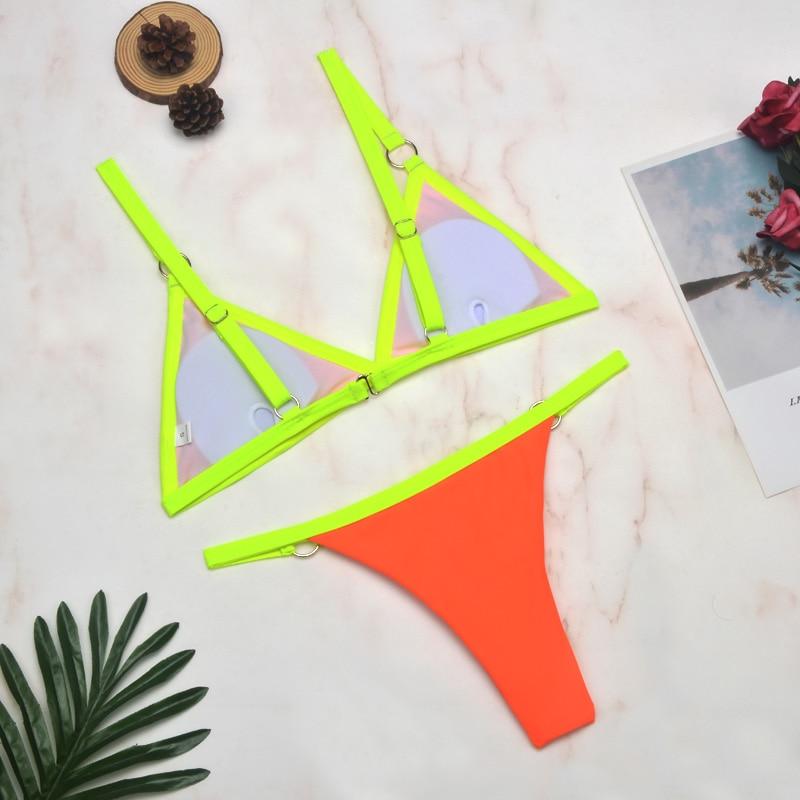 Gerdina | Dames Triangel Bikini Set met Verstelbare Bandjes – Tijdloze Chic