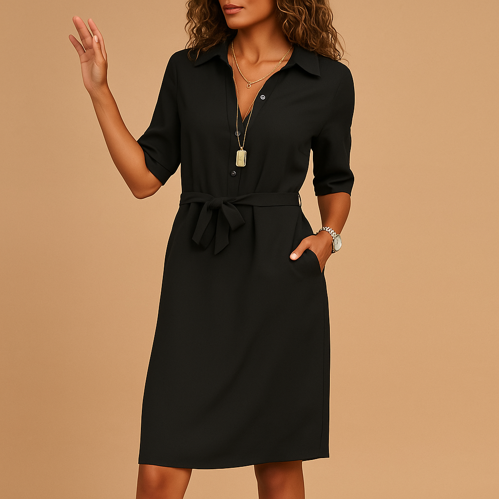 Denise | Dames jurk met moderne elegantie en flatterende pasvorm