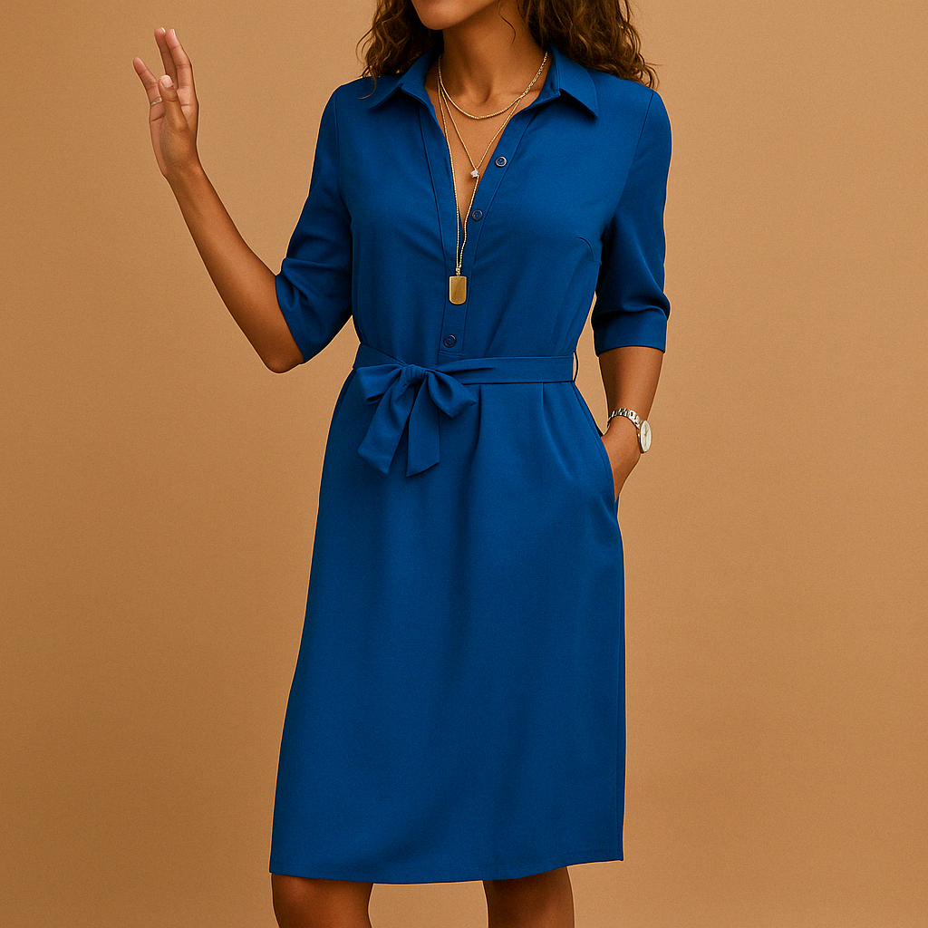 Denise | Dames jurk met moderne elegantie en flatterende pasvorm