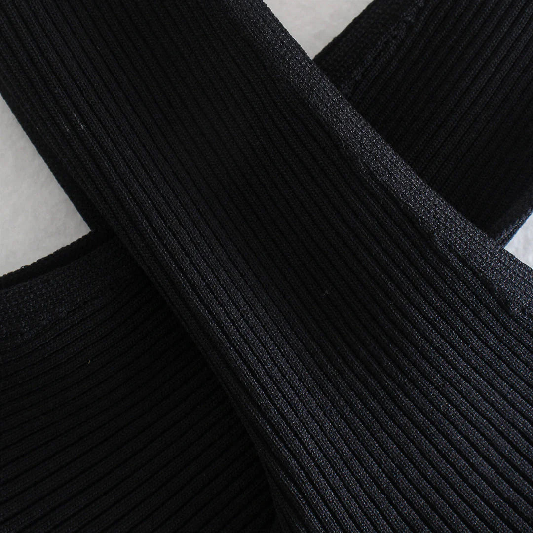 Elegante top met gekruiste band