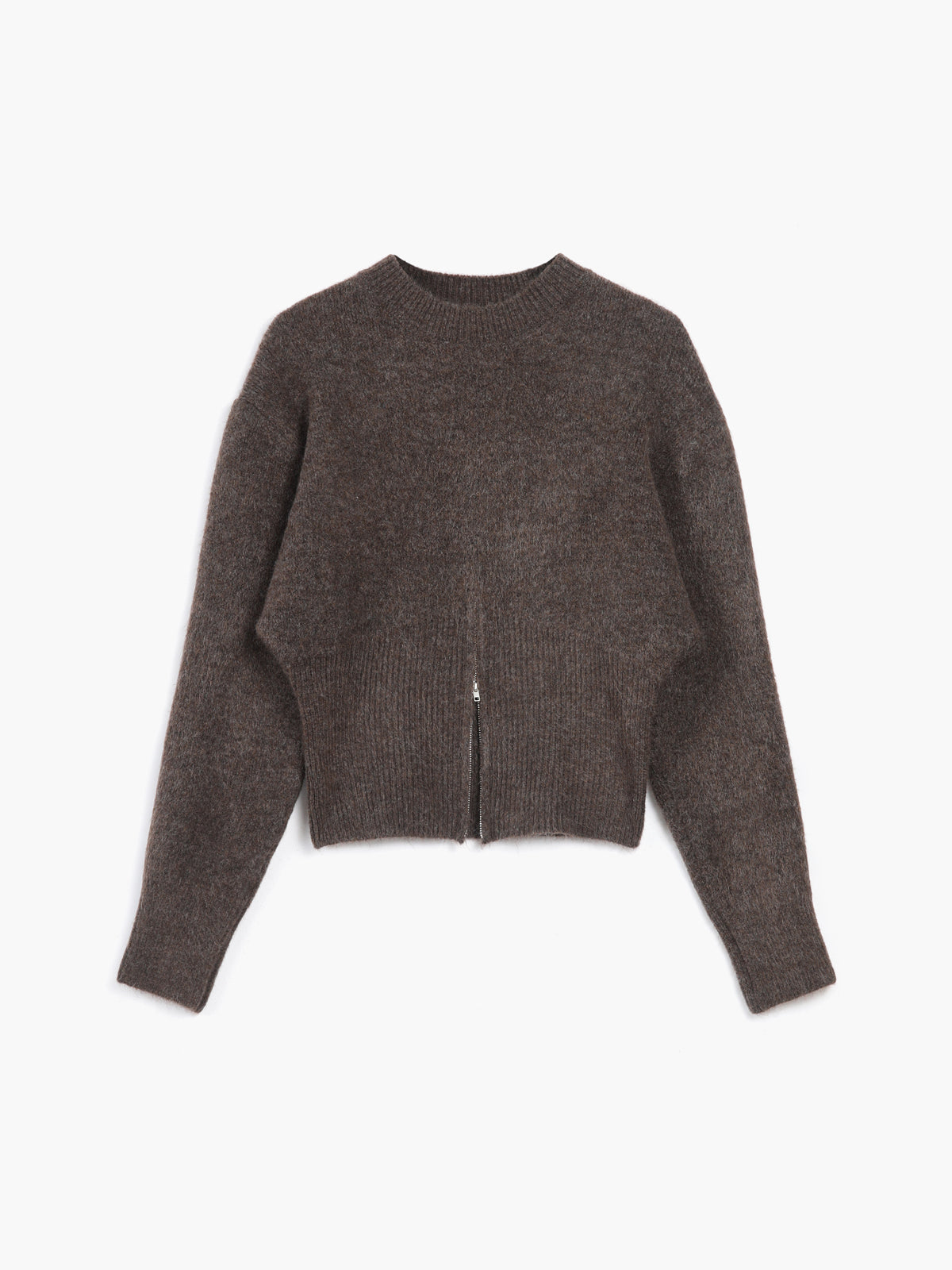 Elena - Half Zip Fuzzy Trui