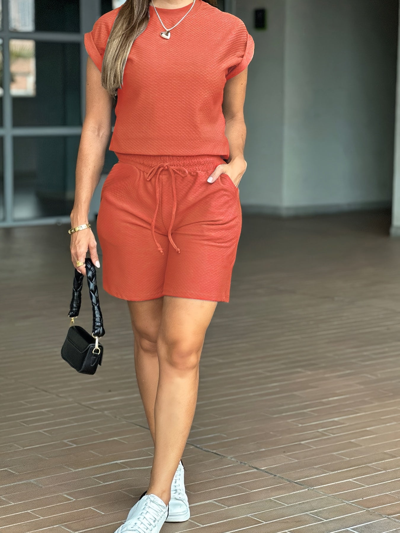 Sam | Zomerse Set voor Dames – Stijlvolle Short en T-shirt Set