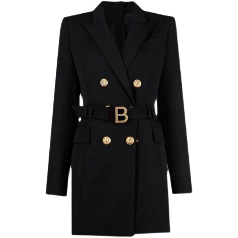 Faviola - Elegante Blazerjurk Met Luxe Knopen