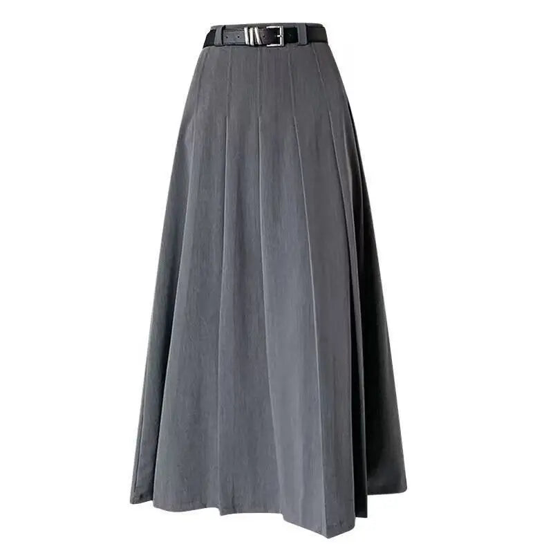 Geplooide midi rok voor dames