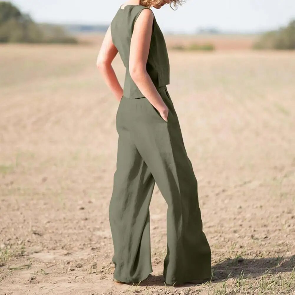 Gillian - Casual & Lichte Formele Stijl Zomer Set