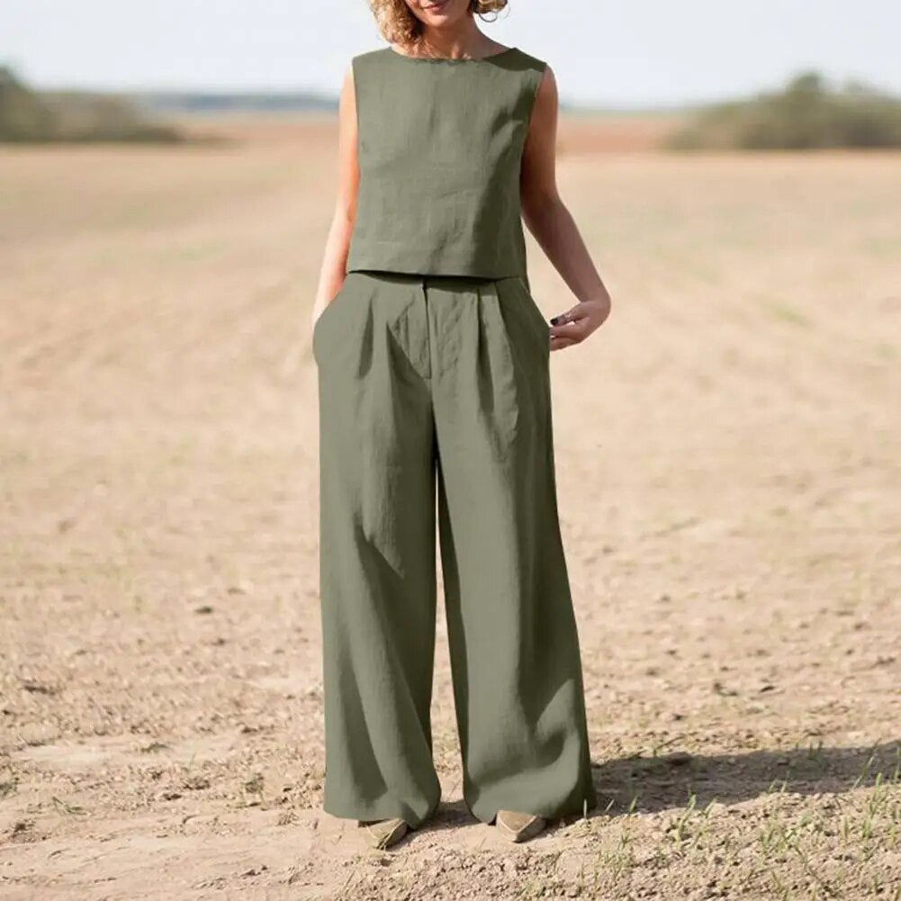 Gillian - Casual & Lichte Formele Stijl Zomer Set