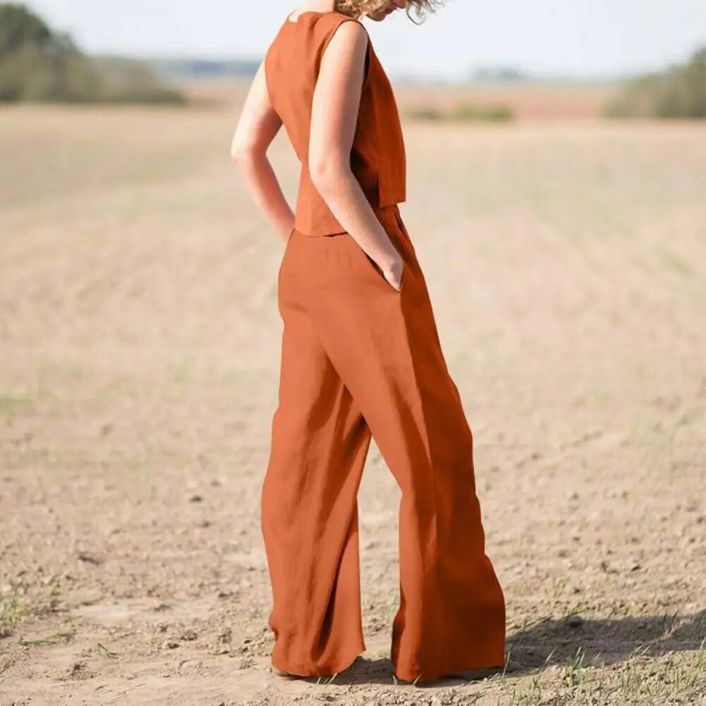 Gillian - Casual & Lichte Formele Stijl Zomer Set