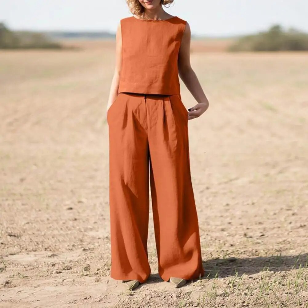 Gillian - Casual & Lichte Formele Stijl Zomer Set