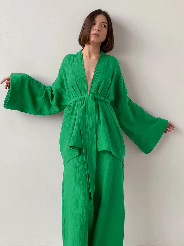 Meral - Comfortabele Kimono Set voor Dames