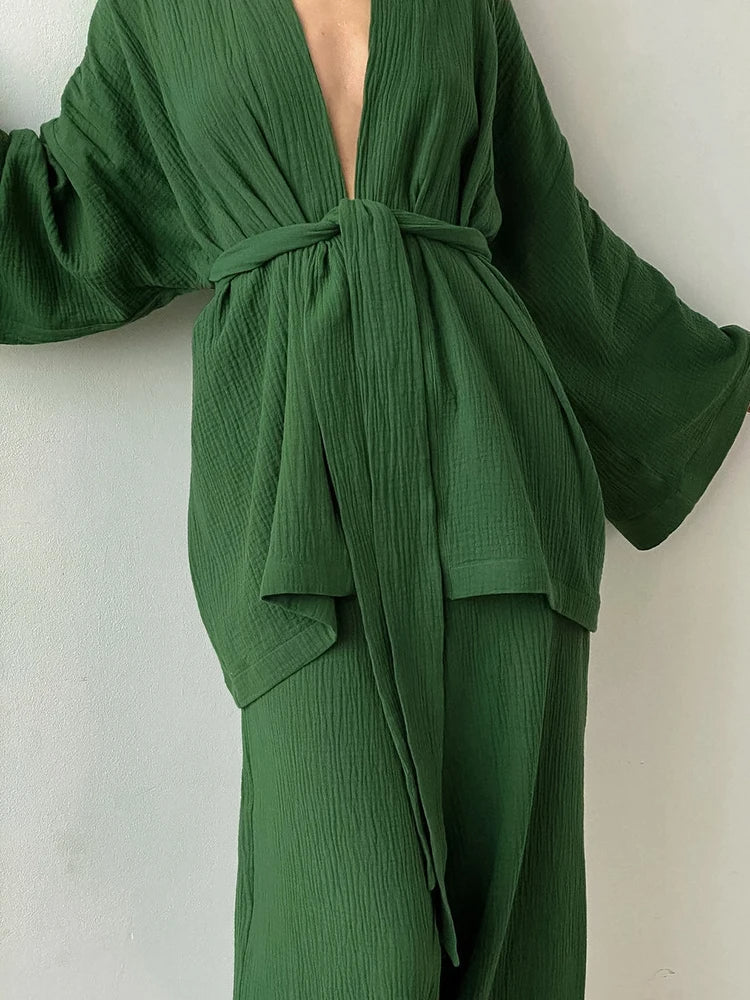 Meral - Comfortabele Kimono Set voor Dames