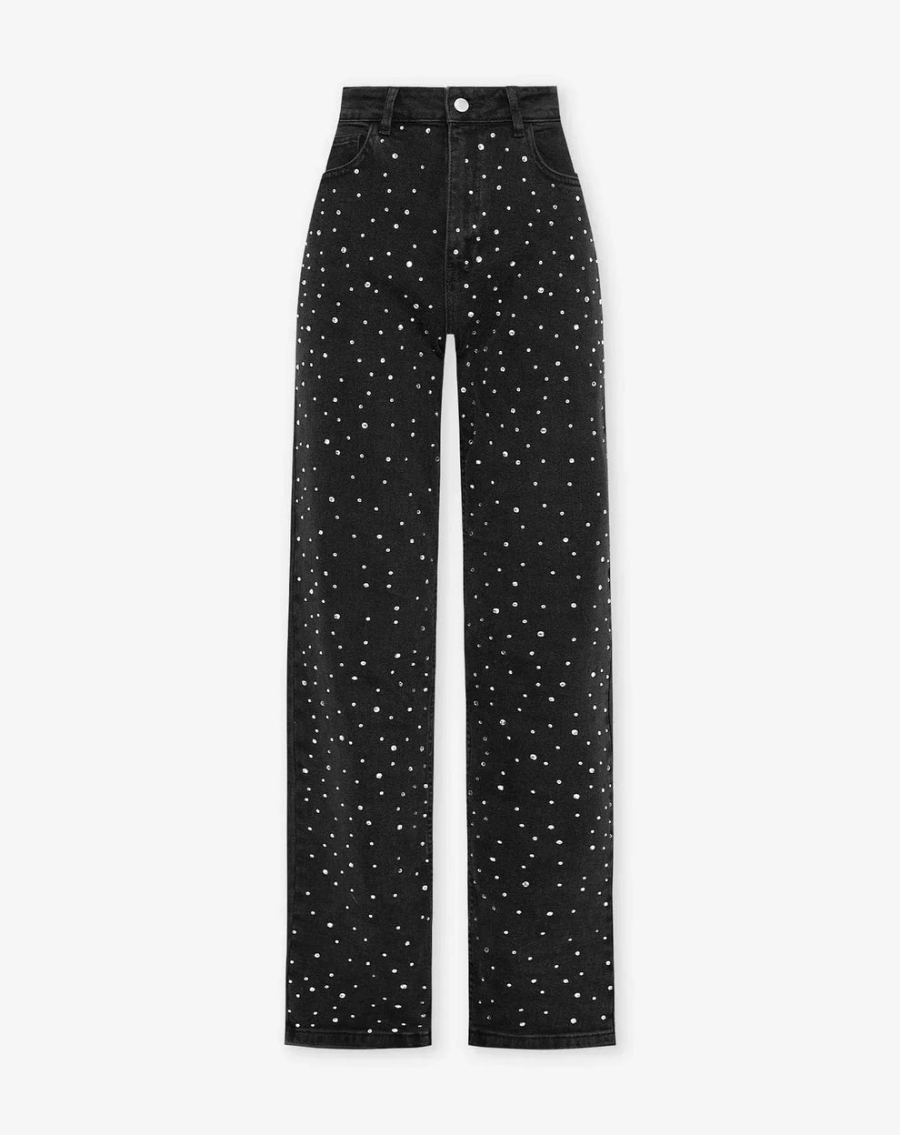 Hailey Denim Glitter Jeans | Dames spijkerbroek met sprankelende details en comfortabele pasvorm