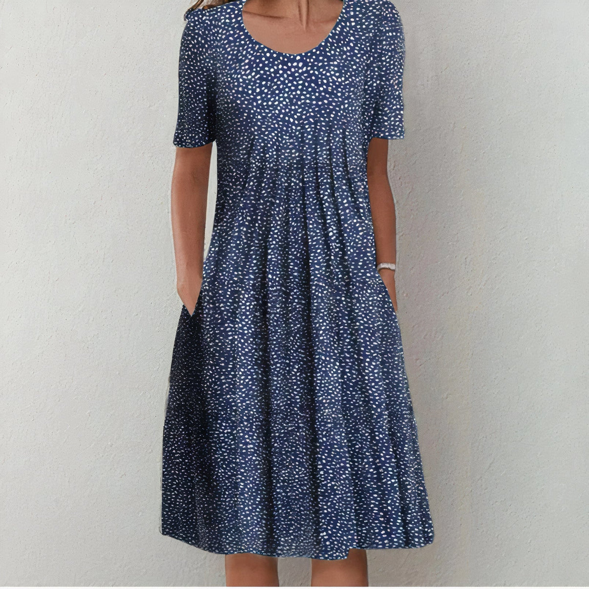 Hallie - Elegante Katoenen Jurk