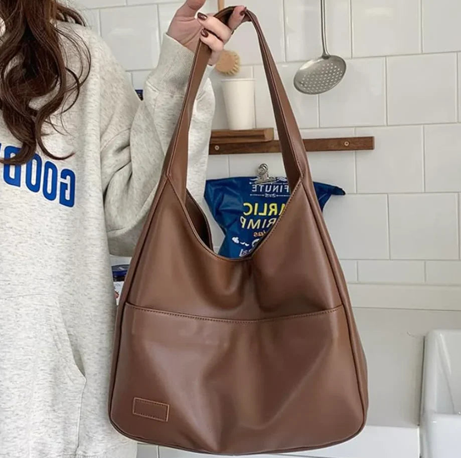 Harper - Trendy vegan leren schoudertas