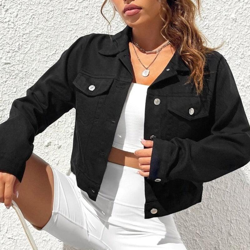 Hermione - Cropped Spijkerjack