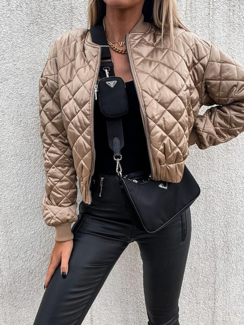 Iella bomberjack dames | Gewatteerd jack met moderne stijl en warme pasvorm