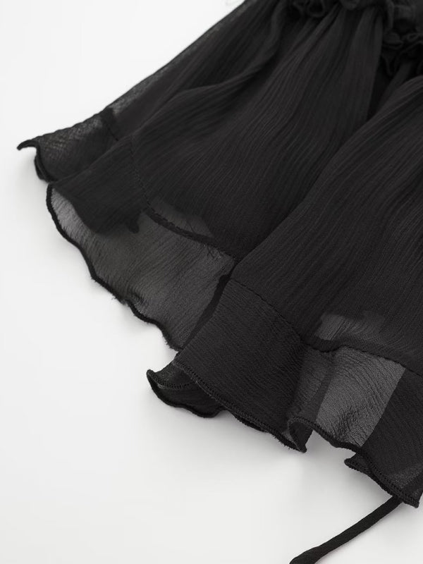 Rachelle | Romantische Camisole Top voor Dames, Mouwloos, Transparant en Gelaagd – Perfect voor Lente en Zomer
