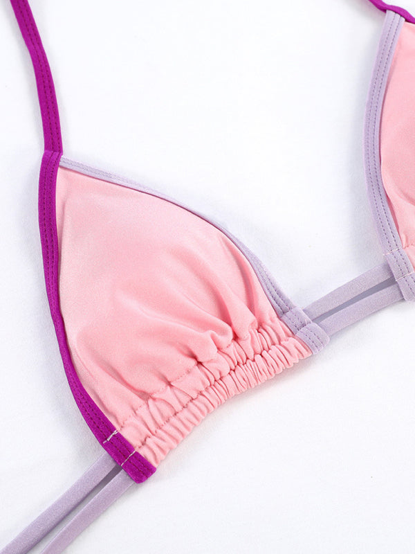 Anne-Sophie | Dames Strapless Badpak met Print – Stijlvol Gesplitst Design voor Zomer & Strand