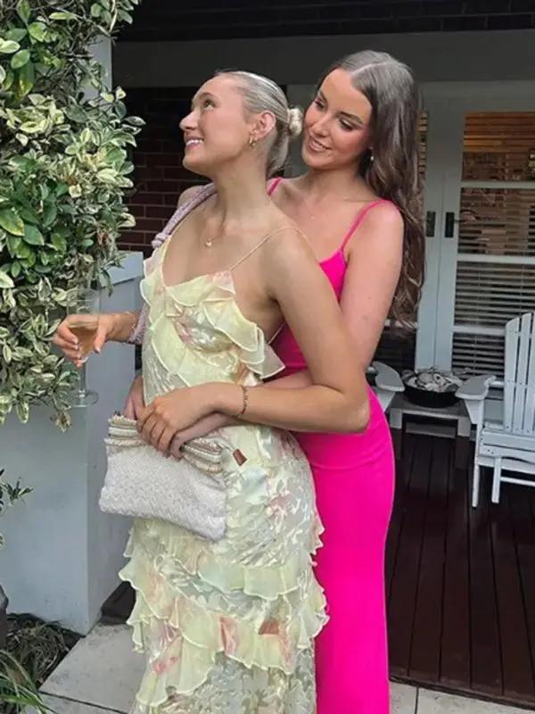 Marit | Vrouwen Romantische Zomerjurk – Wiegende Randen, Elegante Zelfontwerpen